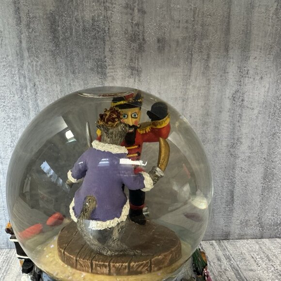 Nutcracker Suite March Musical Snow Globe Rat King Official Ballet Gift Sankyo - Picture 5 of 10